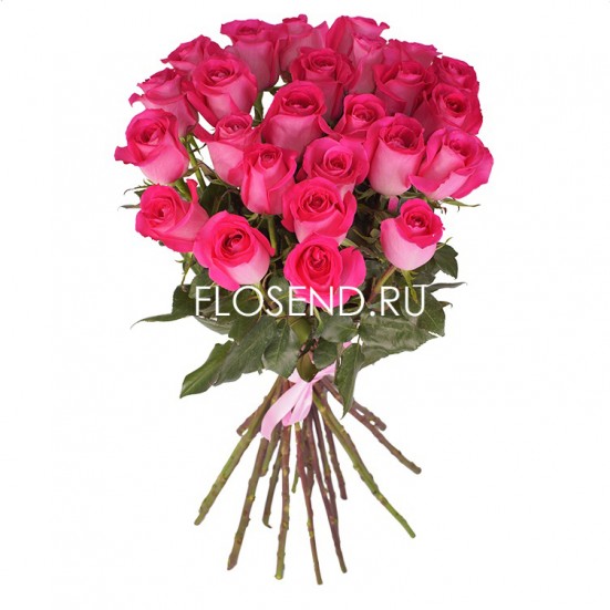 Букет «25 розовых роз» - фото 2